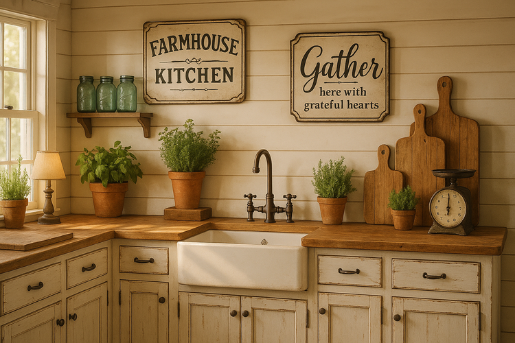Vintage Farmhouse - Rustic Charm & Country Living