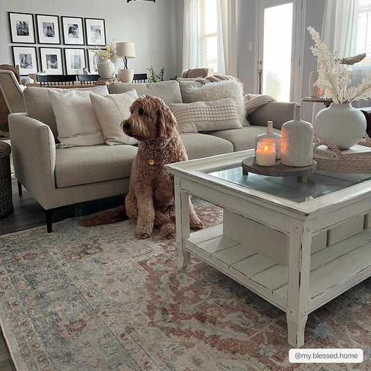 Emke Washable Flat Pile Rug - Cozy & Stylish!