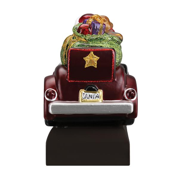 Old World Christmas Santa in Antique Car Night Light - Collectible Holiday Lighting
