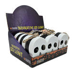 Double Sided Skeleton Face Lantern Countertop Display