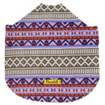 Small Aztec Purple Dog Poncho
