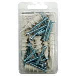 Bulldog 20 Piece #8 Drywall Anchors and Screws Set