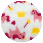 Baby Gear 30" x 36"  Baby Blanket with 14" x 14"  Princess Security Buddy