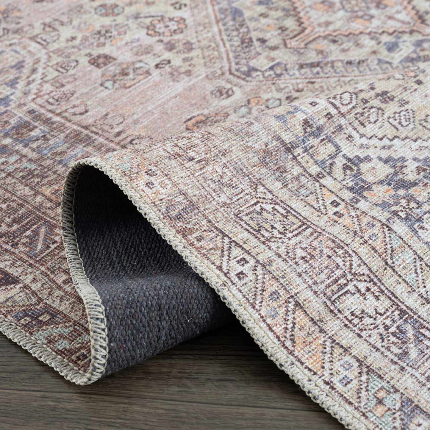 Barny Tan Rug - Washable