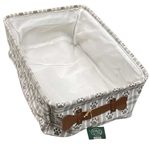 Winifred and Lily 16"x12" Rectangular Pet Storage Bin with Paw Print Design