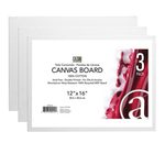 Art Advantage 3 Count 12" x 16" Canvas Board Set