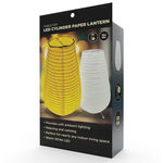 10" x 6" Tabletop LED Cylinder Paper Lantern Battery-Operated