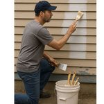 Wall Paint Brushes and Scraper Tool Accessory 4 Piece Set