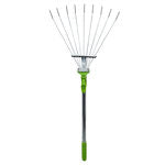 Adjustable Garden Leaf Rake 21" to 29"