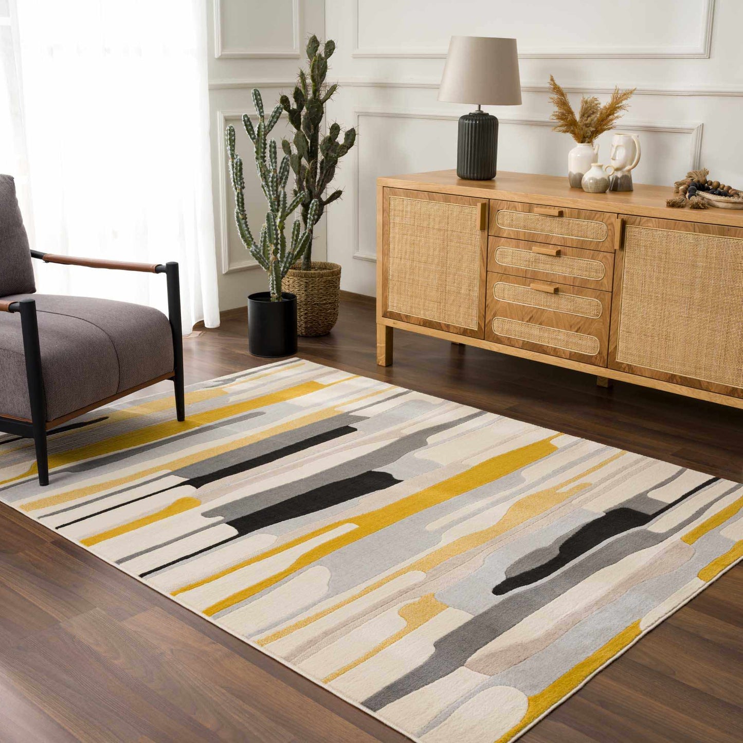 Southfields Modern Mustard Area Rug