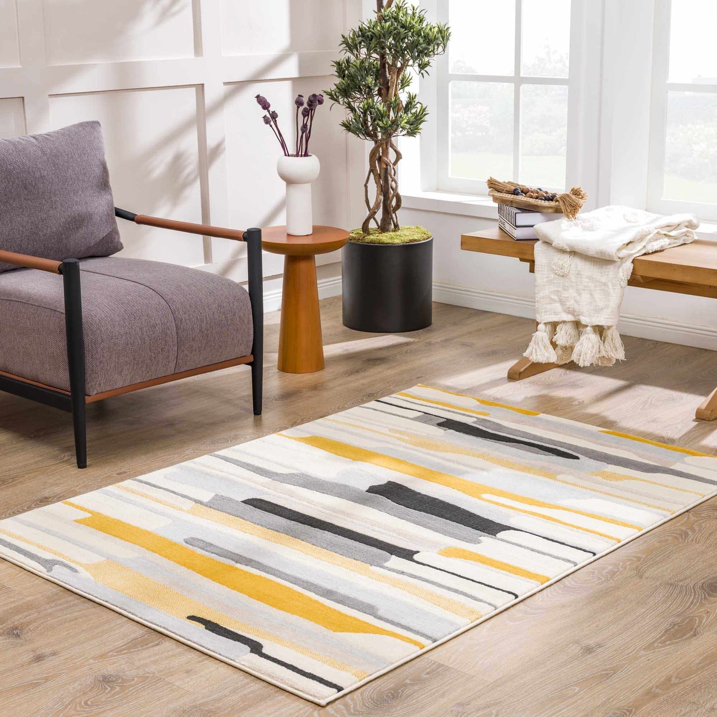 Southfields Modern Mustard Area Rug