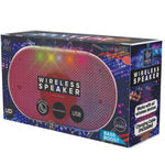 Red Wireless Portable LED Color Changing Speaker with Lanyard Handle