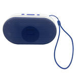 Blue Wireless Portable LED Color Changing Speaker with Lanyard Handle