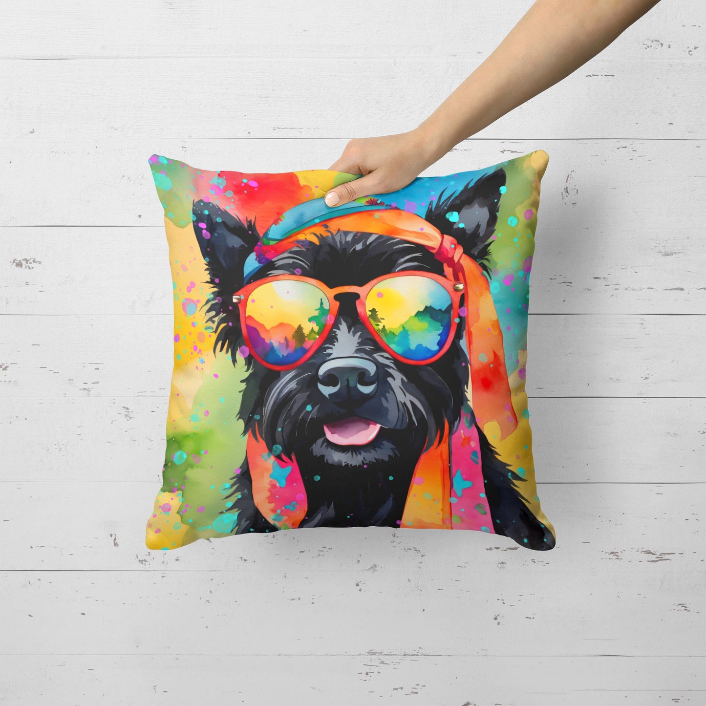 Groovy Scottie Vibes Pillow