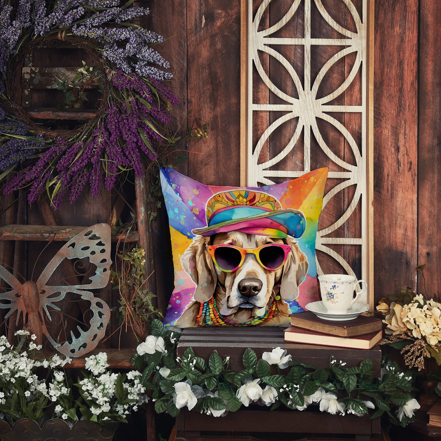 Hippie Dawg Pillow