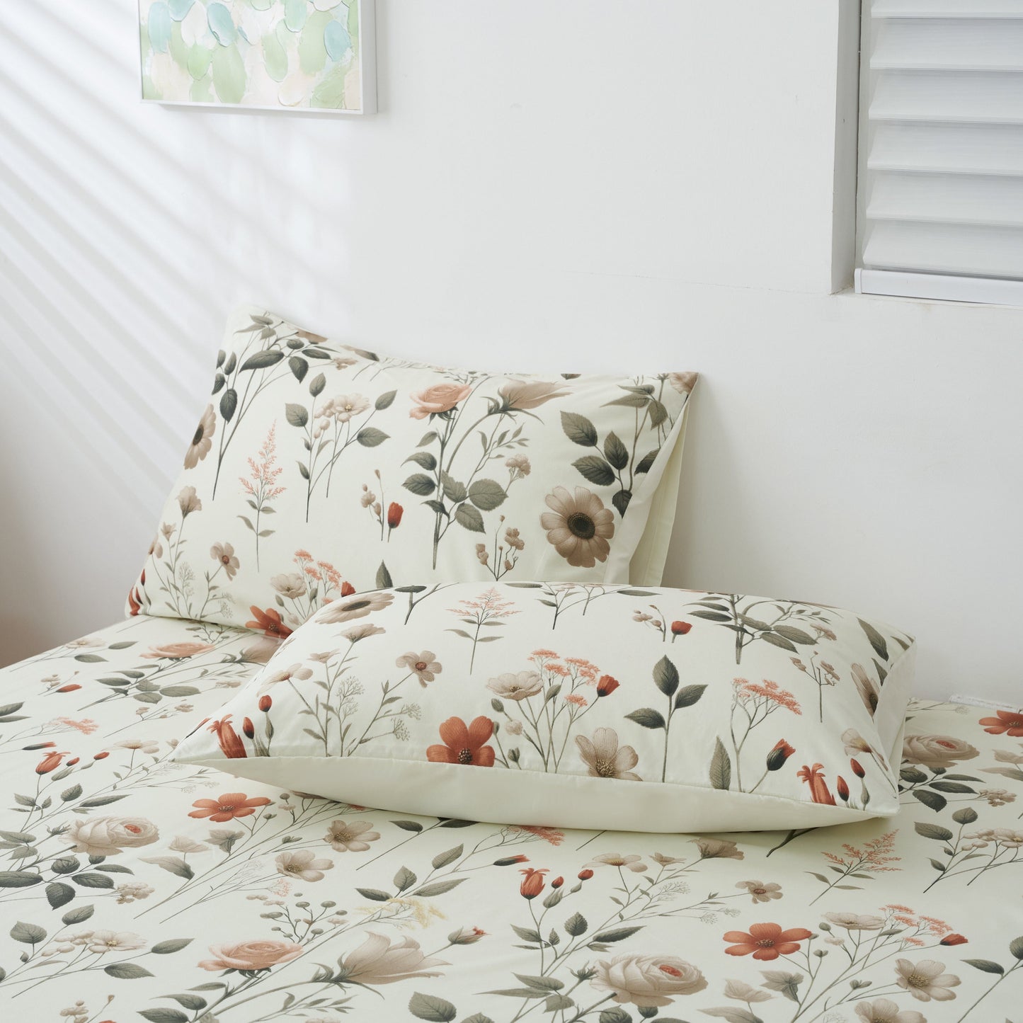 Enchanted Meadow Floral Sheet Set | Bring the Serenity of Nature to Your Bedroom