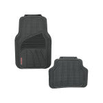 4PC CAR FLOOR MAT LT GRY