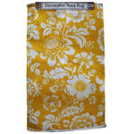 20" x 32" Blue Flower and Plant Design Woven Rug