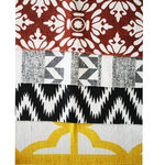 20" x 32" Modern Design Woven Cotton Print Rug