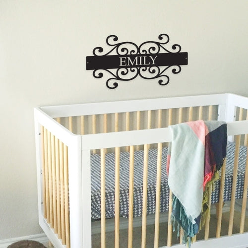 Family Name Metal Wall Art - Personalized Heritage Pride Decor Gift