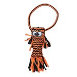 Halloween Squeaky Monster Nylon Braided Dog Pull Toy