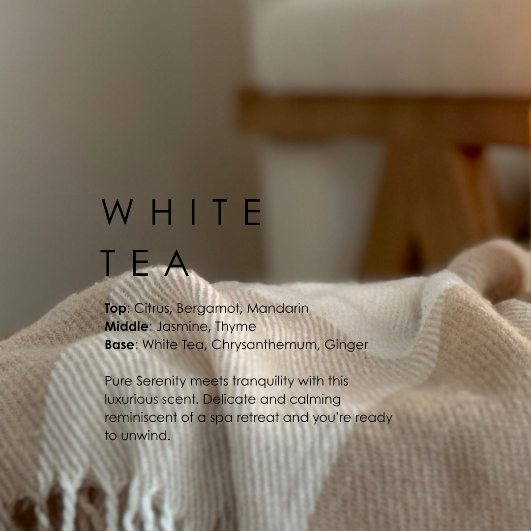 White Tea Tranquility Candle - Spa-Inspired Serenity