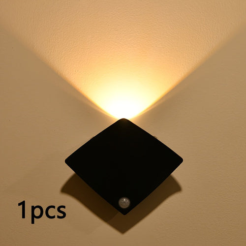 Motion Sensor LED Wall Lamp - Smart Bedroom & Porch Lighting