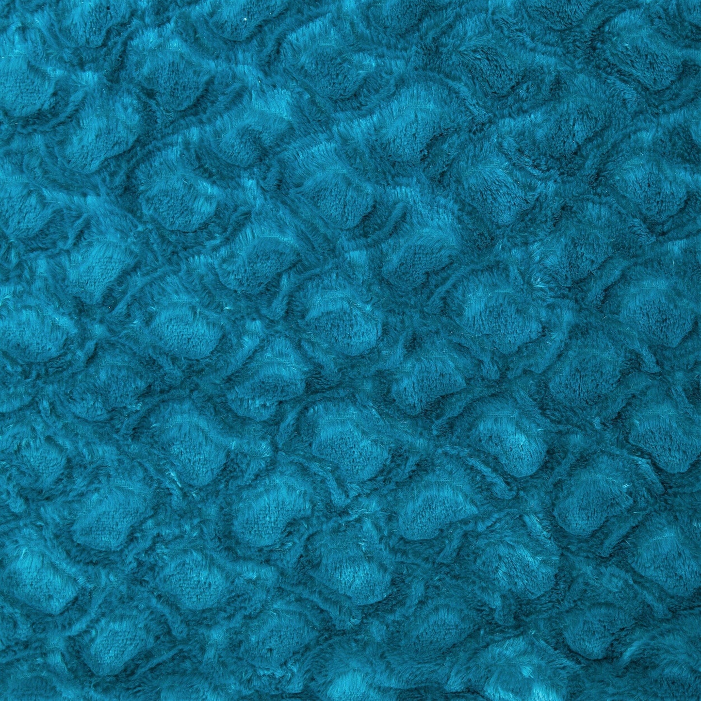 Jewel Tones Emerald Green Blue Luxury Faux Fur Throw Pillow Cover