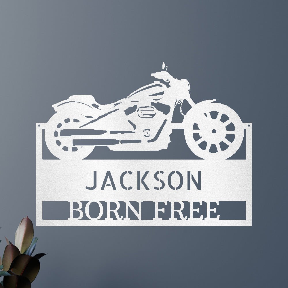 Custom Motorcycle Brotherhood Metal Sign - Personalized Biker Bond Wall Art