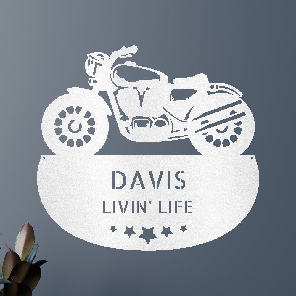 Custom Motorcycle Personalized Metal Sign - Ultimate Biker Gift Wall Art
