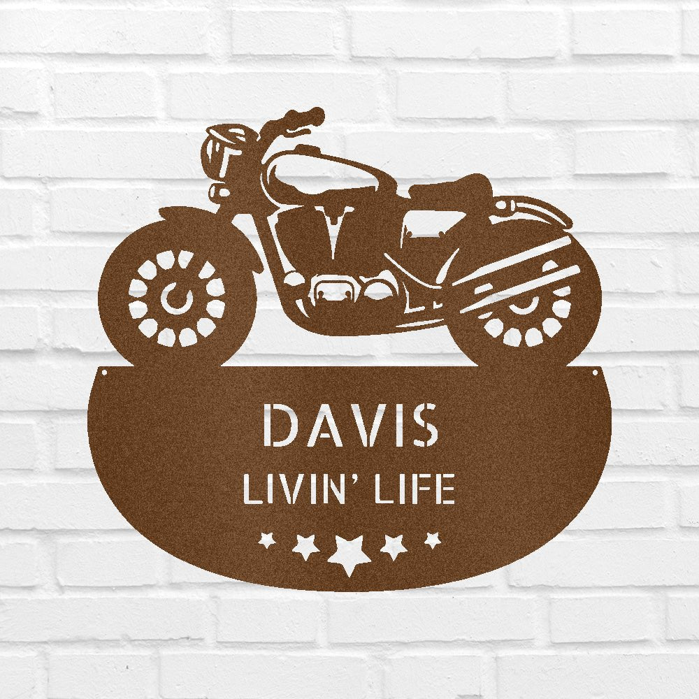 Custom Motorcycle Personalized Metal Sign - Ultimate Biker Gift Wall Art