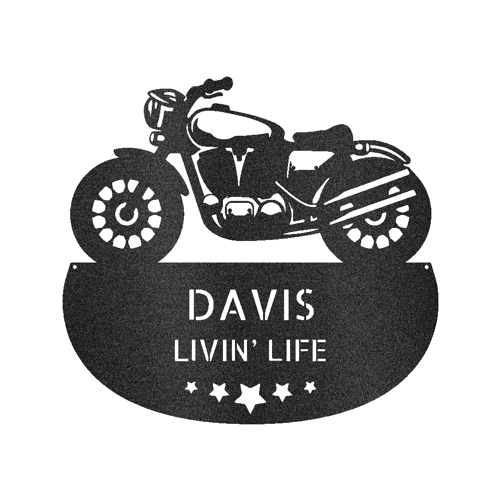 Custom Motorcycle Personalized Metal Sign - Ultimate Biker Gift Wall Art