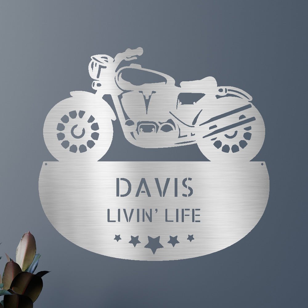 Custom Motorcycle Personalized Metal Sign - Ultimate Biker Gift Wall Art