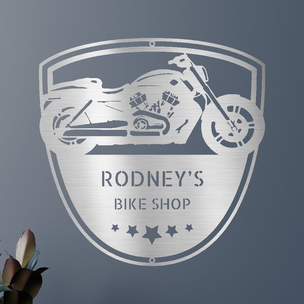 Custom Motorcycle Wall Art - Personalized Biker Freedom Road Wall Decor