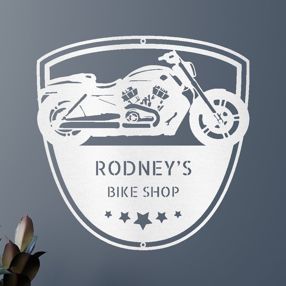 Custom Motorcycle Wall Art - Personalized Biker Freedom Road Wall Decor