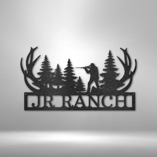 Custom Wildlife Camping Metal Sign - Personalized Outdoor Adventure Wall Art