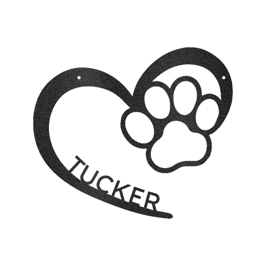 Custom Puppy Lovers Metal Sign - Personalized Dog Parent Joy Wall Art Gift