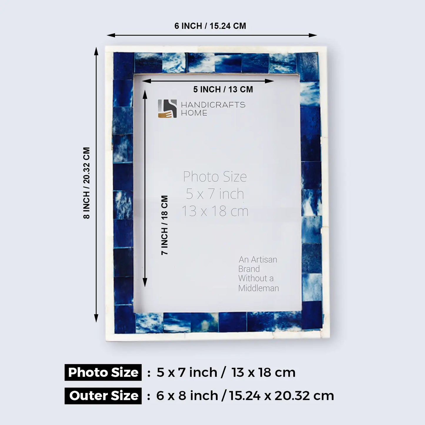 5x7 Picture Frames Combo Pack of 3- Silent Night Collection