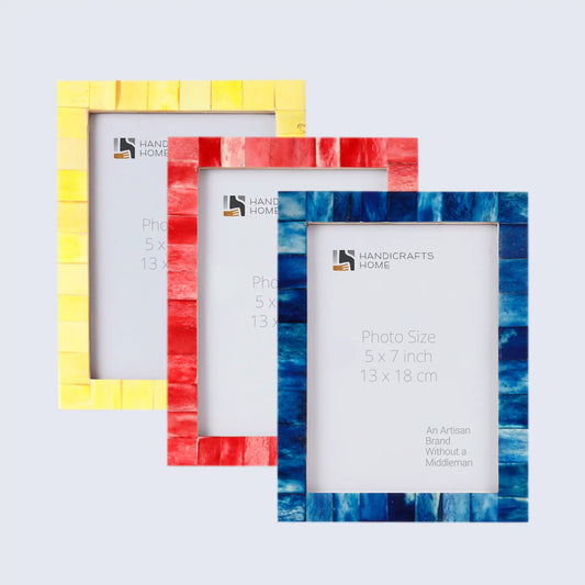 5x7 Picture Frames Combo Pack of 3- Spring Collection