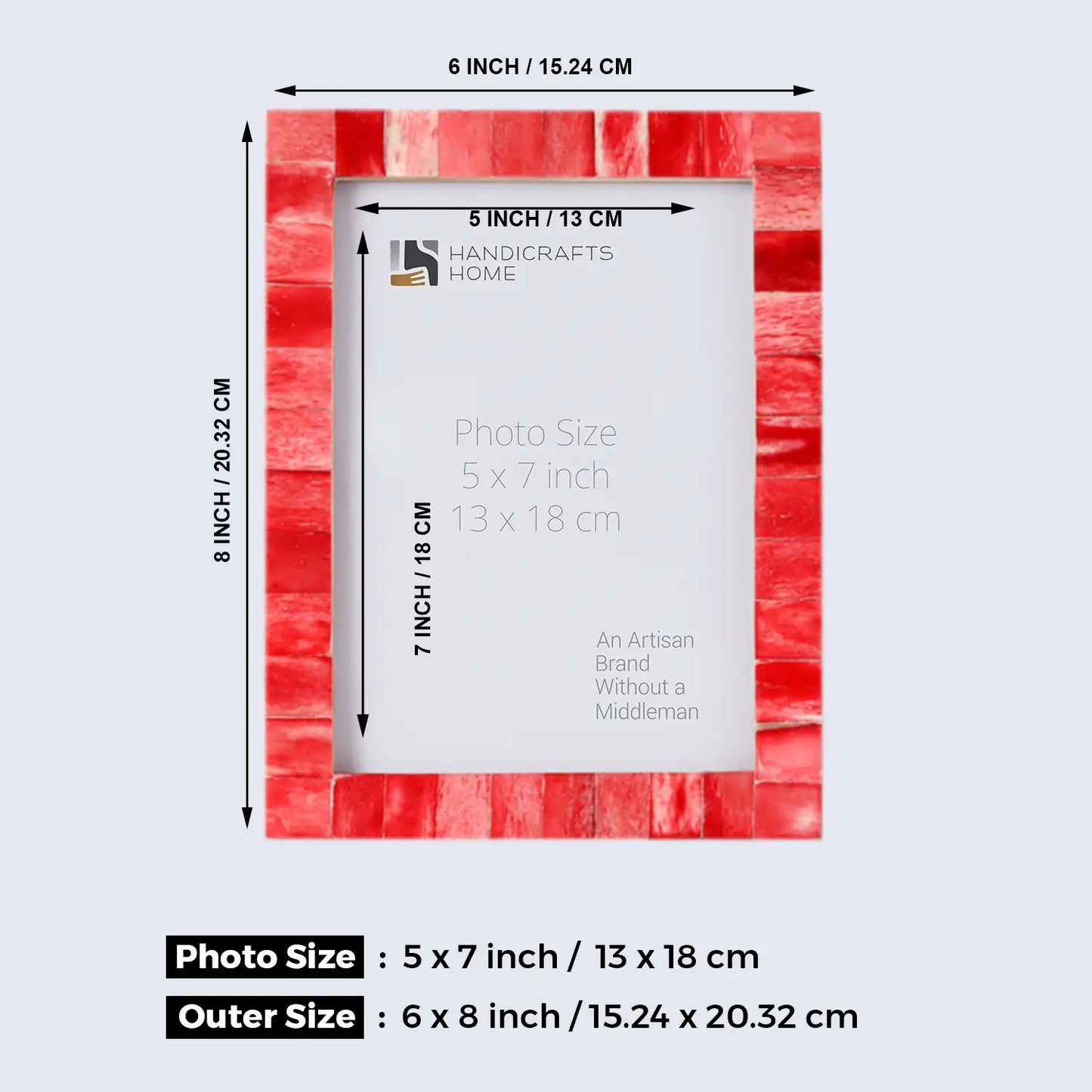 5x7 Picture Frames Combo Pack of 3- Spring Collection
