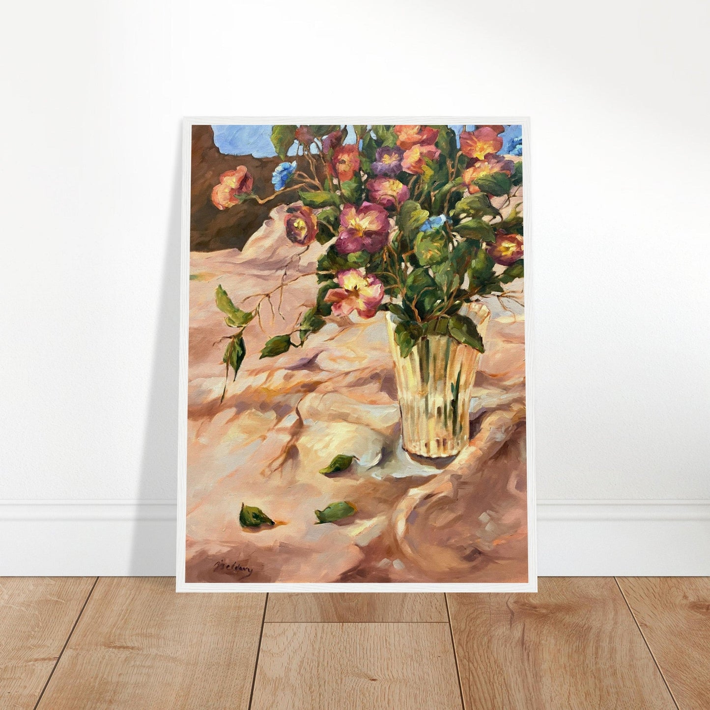 Bloom Still Life Art Print by Barbara Cleary