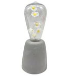 Daisy Novelty LED Lamp with Artisan Stone Base