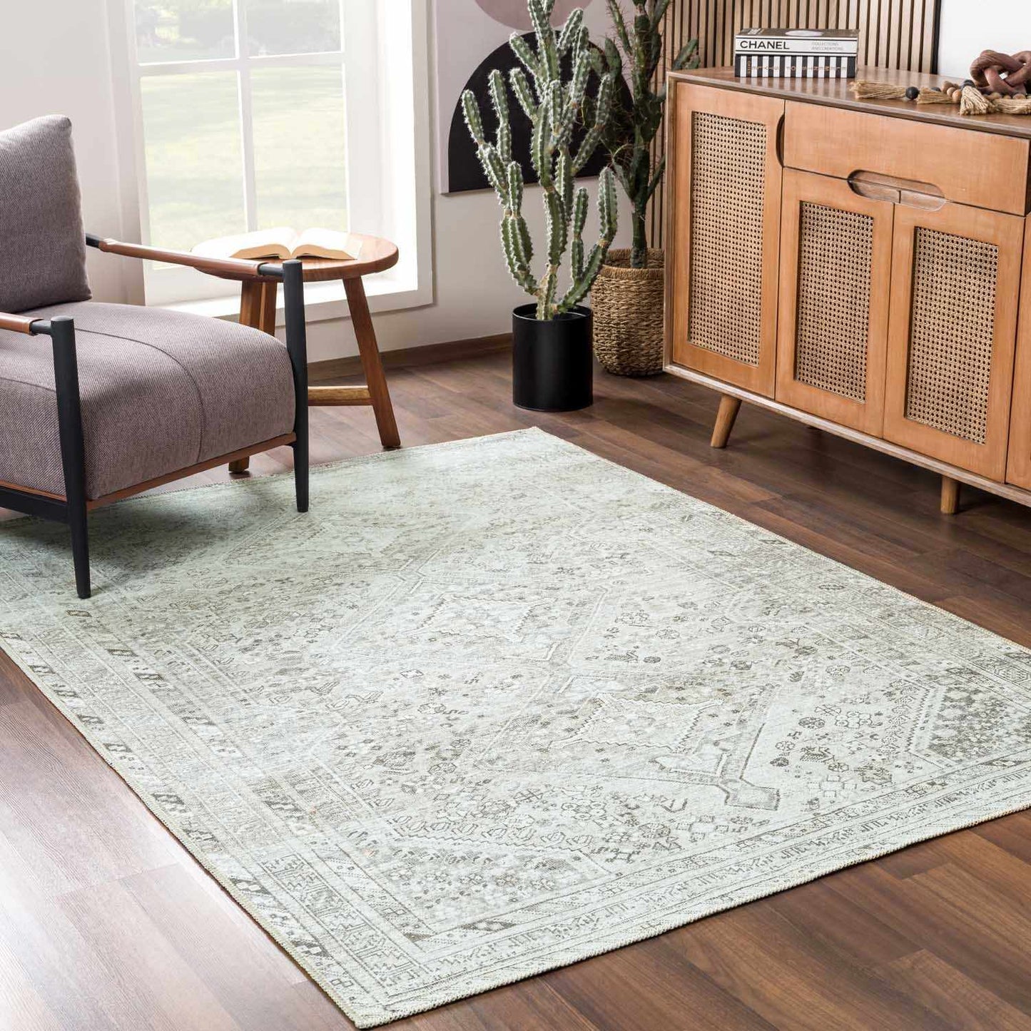 Barny Sage Soft Wash Rug - Cozy & Washable Comfort