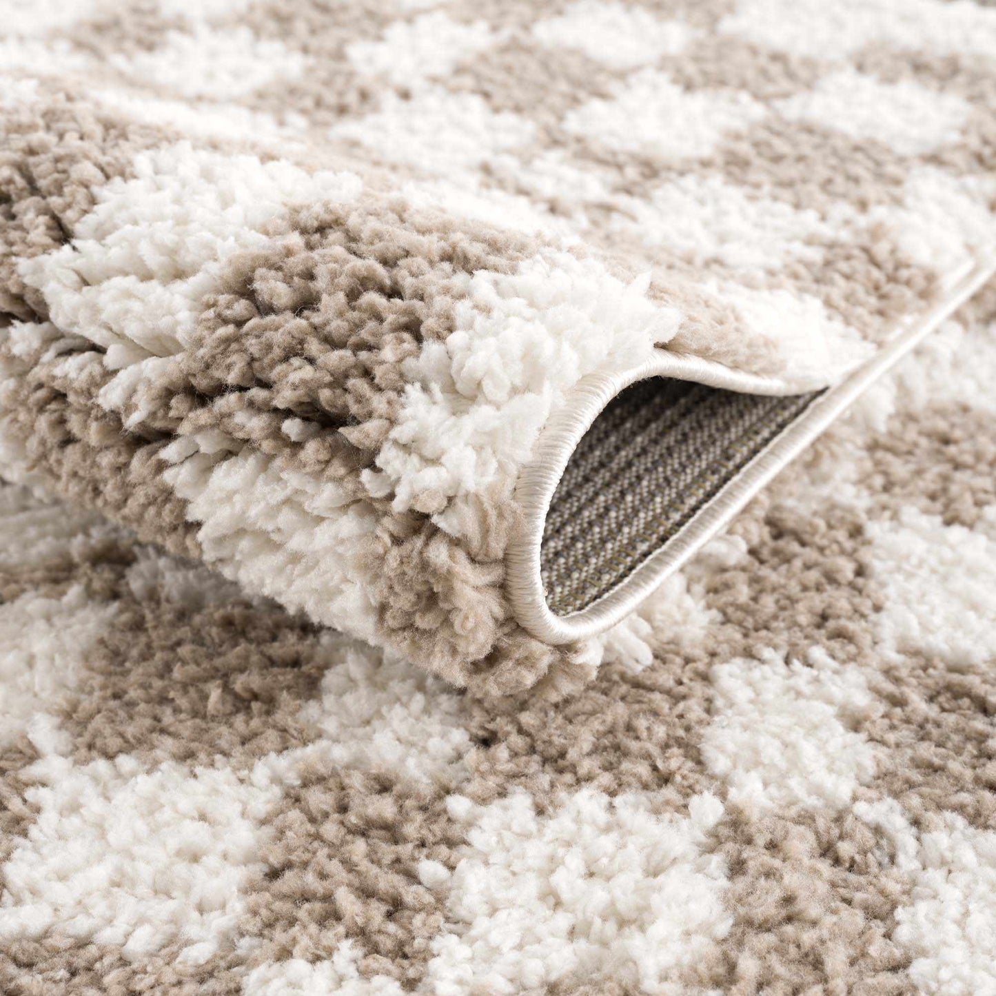 Taupe Shag Rug