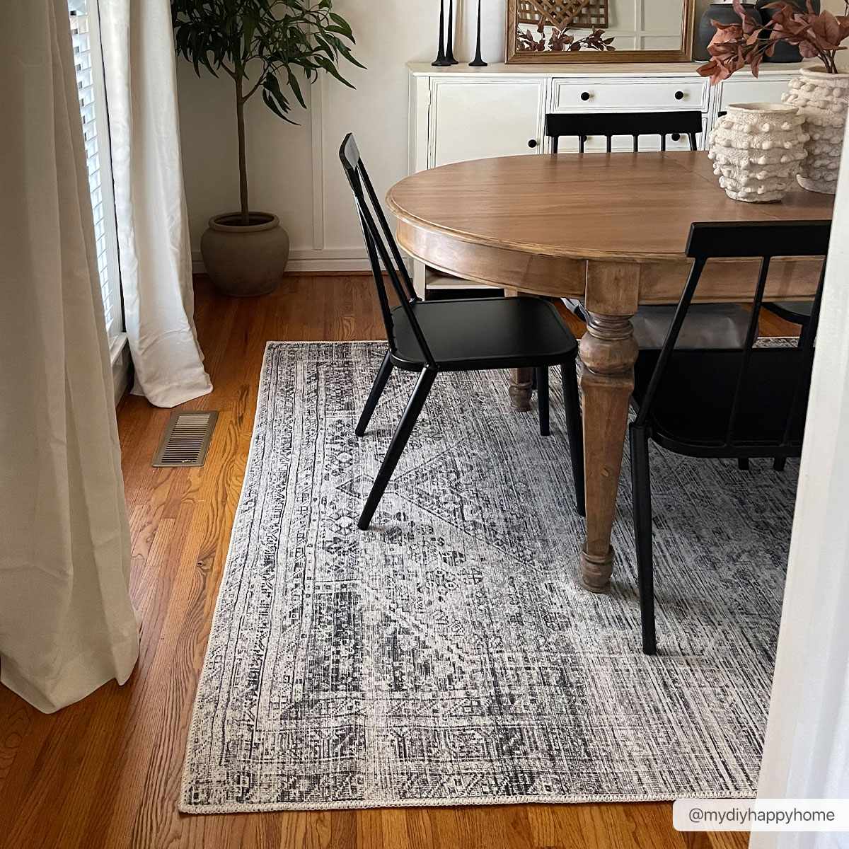 Barny Gray Blue Cozy Washable Rug Delight