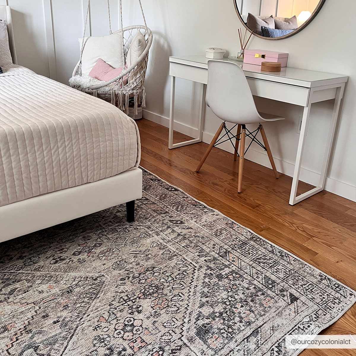 Barny Tan Rug - Washable