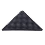 8 Pack Non Slip Rug Gripper Reusable Triangle Carpet Grip Pads in Countertop Display
