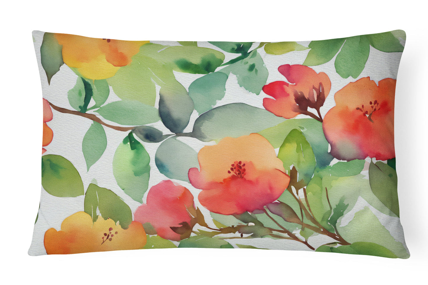 Laurel Watercolor Pillow