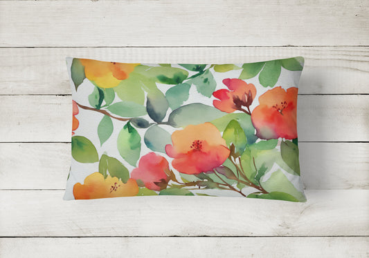 Laurel Watercolor Pillow