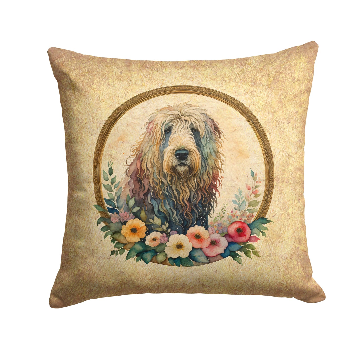 Floral Komondor Bliss Pillow